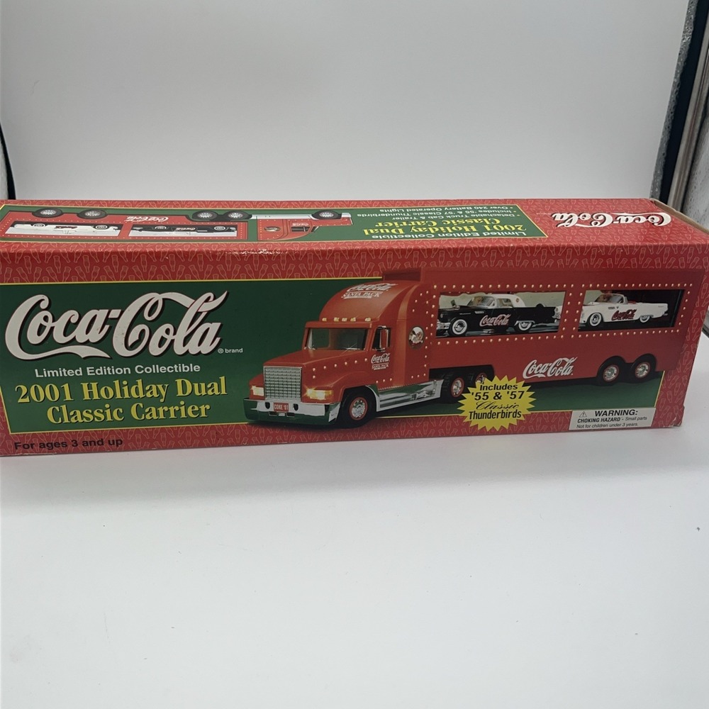 Coca-Cola 2001 Holiday Dual Classic Carrier Limited Edition Collectible NEW